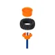APONTADOR C/ DEPOSITO + BORRACHA XTREME CORES SORTIDAS AP0204 BRW