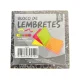BLOCO ADESIVO 75 X 75 MM C/ 400 FLS 5 CORES NEON COOL