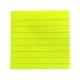 BLOCO ADESIVO 76 X 76 MM C/ 100 FLS PAUTADO AMARELO NEON COOL
