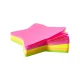 BLOCO ADESIVO 76 X 76 MM C/ 100 FLS 4 CORES NEON ESTRELA 526 TN
