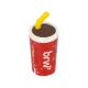 BORRACHA FAST FOOD COM ESTOJO E 4 MINI BORRACHAS BO0310 BRW
