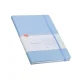 CADERNETA BROCHURA CAPA DURA A-5 AZUL PASTEL 80 FLS NB0006 BRW