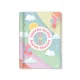 CADERNO CAPA DURA 1/4 BROCHURA 80 FLS ARCOS-IRIS CREDEAL