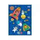 CADERNO CALIGRAFIA BROCHURA CAPA DURA 40 FLS PAUTA AZUL TILIBRA