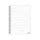 CADERNO CAPA DURA UNIVERSITÁRIO 10 X 160 FLS SMILINGUIDO CREDEAL