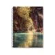 CADERNO CAPA DURA UNIVERSITÁRIO 1 X 96 FLS NEW PAISAGEM PAUTA BRANCA