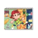 CADERNO MEIA PAUTA ESPIRAL CAPA DURA 80 FLS MASCULINO CREDEAL