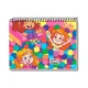 CADERNO MEIA PAUTA ESPIRAL CAPA DURA 80 FLS FEMININO CREDEAL