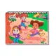 CADERNO MEIA PAUTA ESPIRAL CAPA DURA 80 FLS FEMININO CREDEAL