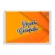 CADERNO CARTOGRAFIA E DESENHO CAPA FLEXIVEL ESPIRAL 96 FLS CREDEAL