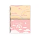 CADERNO CAPA DURA UNIVERSITÁRIO 1 X 80 FLS ARCO IRIS CREDEAL