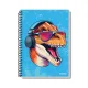 CADERNO CAPA DURA UNIVERSITÁRIO 10 X 200 FLS ROX MASCULINO PAUTA BRANCA