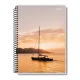 CADERNO CAPA DURA UNIVERSITÁRIO 20 X 400 FLS NEW PAISAGEM PAUTA BRANCA