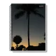 CADERNO CAPA DURA UNIVERSITÁRIO 20 X 400 FLS NEW PAISAGEM PAUTA BRANCA