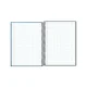 CADERNO UNIVERSITÁRIO 7 X 7 MM ESPIRAL CAPA DURA QUADRICULADO 96 FLS ZIP TILIBRA