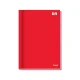 CADERNO UNIVERSITÁRIO CAPA DURA BROCHURA 48 FLS VERMELHO LIFT CREDEAL
