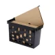 CAIXA ARQUIVO PRETA C/ 6 PASTA SUSPENSA KRAFT 0330 P DELLO