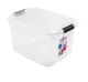 CAIXA ORGANIZADORA C/ TAMPA 29 L CRISTAL SR941 SANREMO
