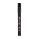 CANETA POSCA PC-3M 0.9-1.3 MM PRETA UNIBALL