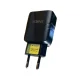 CARREGADOR P/ CELULAR ENERGIA 2 PORTA USB/TIPO (C) LE-233 LELONG