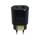 CARREGADOR P/ CELULAR TOMADA 2 PORTA USB/TIPO (C) LE-283 LELONG