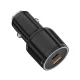 CARREGADOR P/ CELULAR VEICULAR 2 PORTAS USB/TIPO (C) LE-531 LELONG