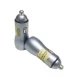 CARREGADOR P/ CELULAR VEICULAR 2 PORTAS USB/TIPO(C) LE-535 LELONG