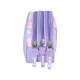 ESTOJO ESCOLAR 3 ZIPER ET47744SC STITCH E ANGEL LILAS LUXCEL