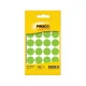 ETIQUETA REDONDA TP 19 C/ 100 ETQ VERDE FLUOR PIMACO