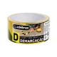 FITA ADESIVA DEMARCAÇÃO DE SOLO 48 MM X 14 MTS AMARELA/PRETA ADELBRAS