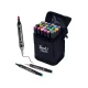 KIT CANETINHA 24 CORES PONTA DUPLA PPM