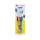 KIT PINCEL COLORIDO C/ 4 UN PC1200 BRW