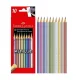LAPIS DE COR 10 CORES METALLIC 120410G FABER CASTELL