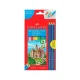 LAPIS DE COR 12 CORES + 3 LAPIS 120112+3GR FABER CASTELL