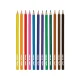LÁPIS DE COR 12 CORES 612942 WAVE BAZZE TRIS