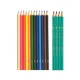 LÁPIS DE COR 12 CORES SEXTAVADO + 4 LÁPIS GRAFITE EVOLUTION BIC