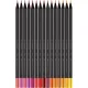 LAPIS DE COR 15 CORES SUPERSOFT CORES QUENTES FABER