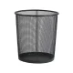 LIXEIRA TELADA 10L METAL PRETA 508 TN