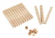 MATERIAL DOURADO 62 PECAS ESTOJO MADEIRA 1039 CIABRINK