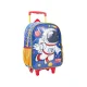 MOCHILA C/ RODINHA MEDIA ASTRONAUTA + LANCHEIRA E ESTOJO XERYUS