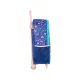 MOCHILA C/ RODINHA PEQUENA STITCH + LANCHEIRA AZUL IC41532SC-AZ LUXCEL