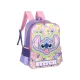 MOCHILA ESCOLAR STITCH ROXA IS41541SC-VD LUXCEL