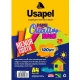 PAPEL A-4 CRIATIVO 120G NEON C/ 5 CORES 25 FLS 25063 USAPEL