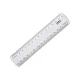 RÉGUA 15 CM NEW LINE CRISTAL 10270003 MAXCRIL