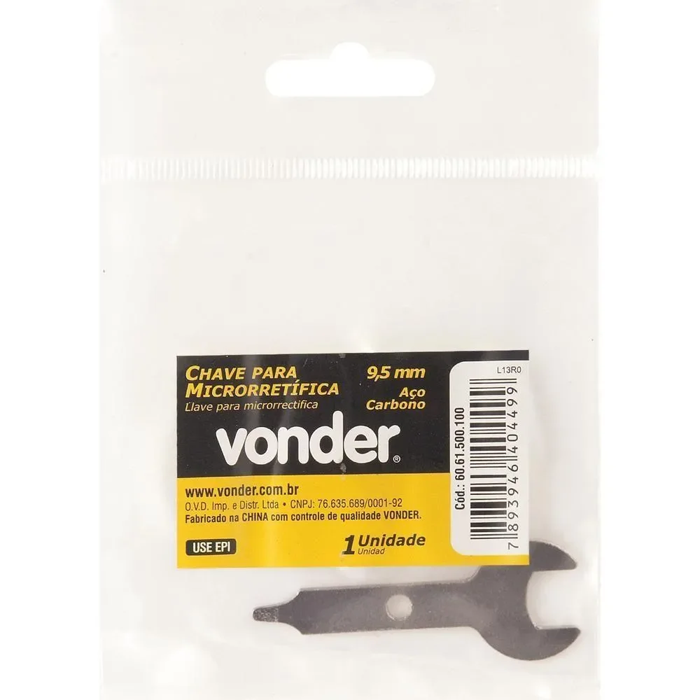 Chave P/Micro Retifica 9,5Mm Vonder Chave P/Micro Retifica 9,5Mm Vonder