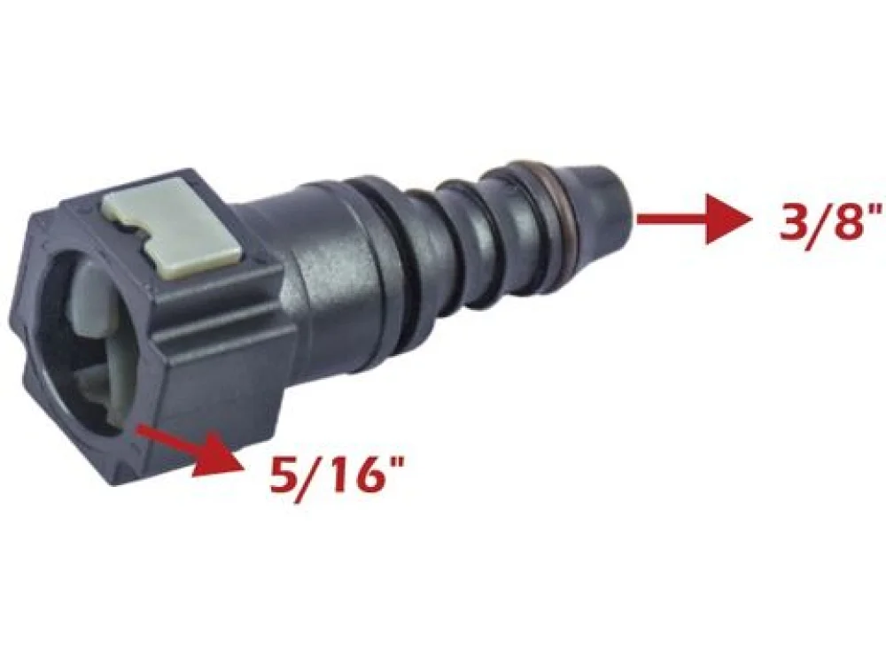 Conector Quick 5/16 X 5/16 90C/Anel