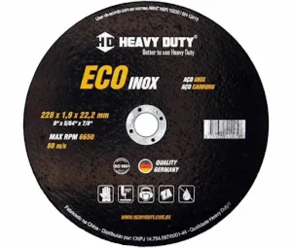 Disco Corte Ecoinox Black 228X1,9X22,2 Heavy Duty
