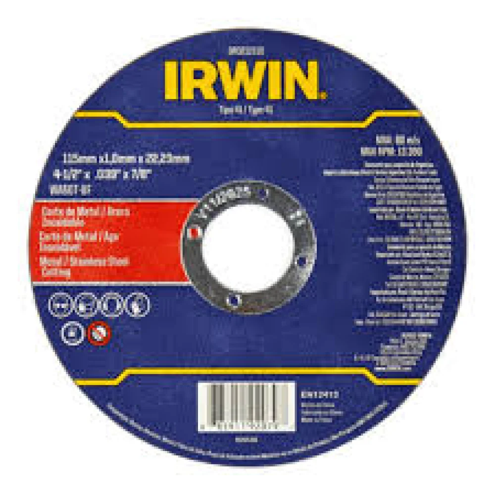 Disco Corte Inox Irwin