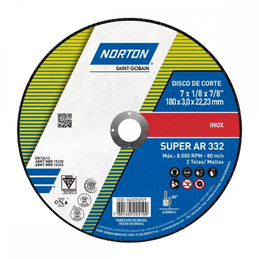 Disco de Corte Super Ar312 Norton