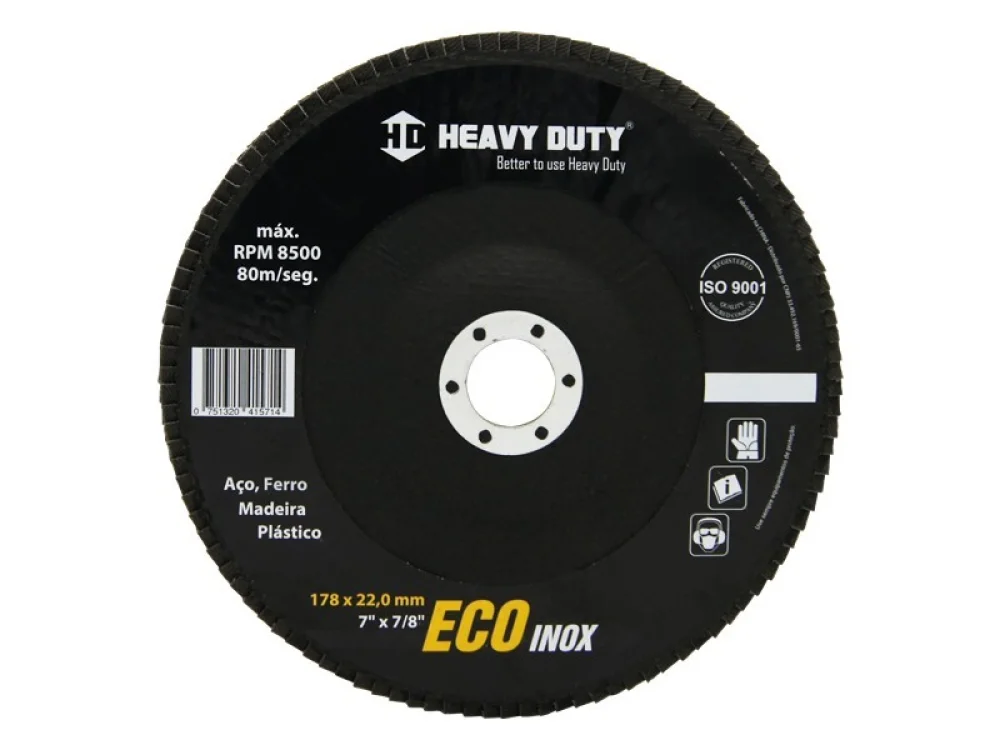 Disco Flap Ecoinox Fibra Heavy Duty